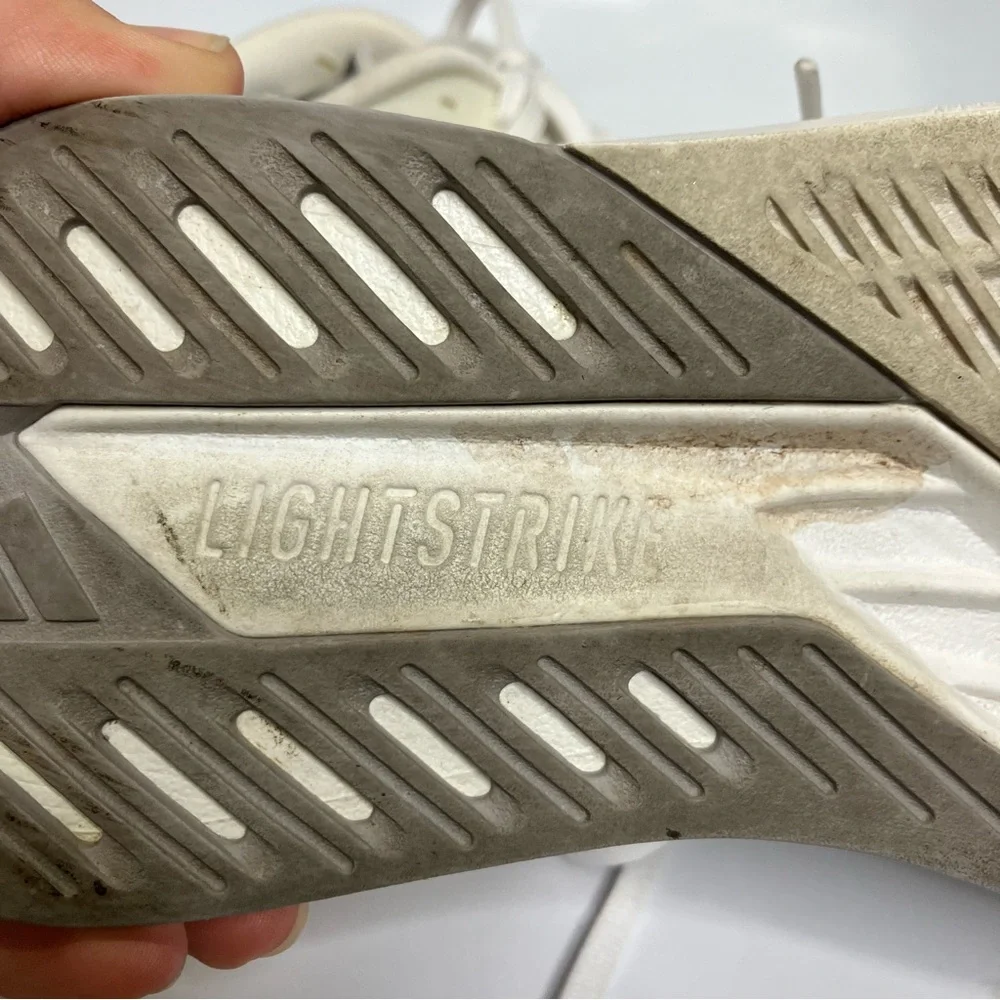 Adidas Durango Speed all white‎ sneakers light strike men’s size 9 running shoes